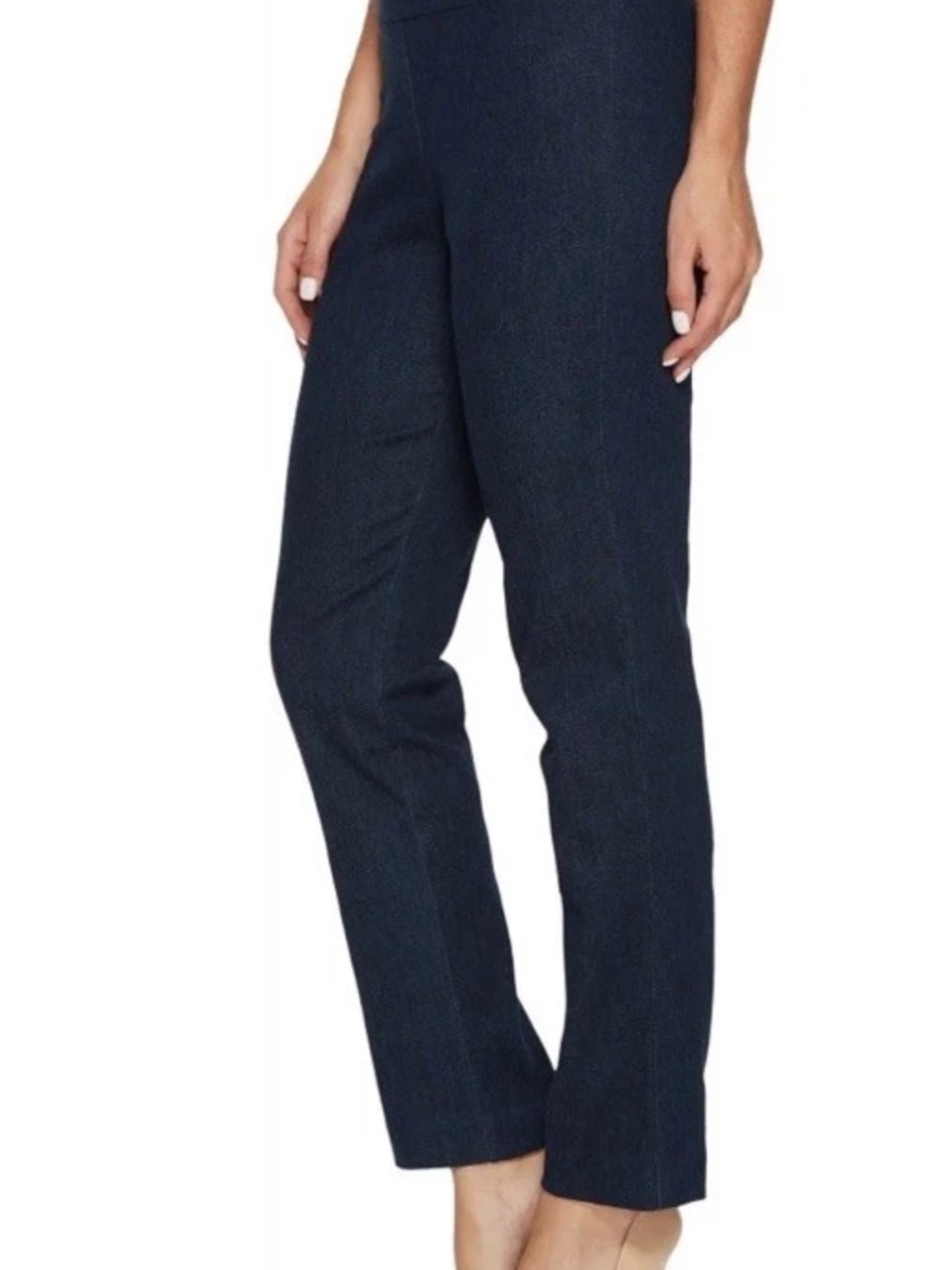 Women's Ankle-Length Slim Straight Jeans - Dark Indigo